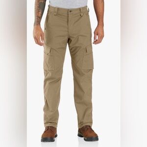 Carhartt Force Relaxed Fit Mens Cargo Pants 34x34  Khaki’s